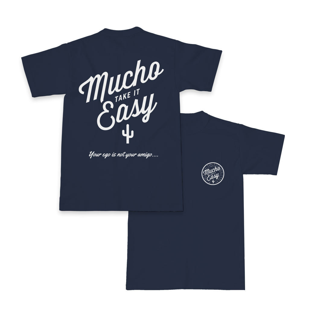 Men's Sunburst Beefy T - Navy/White