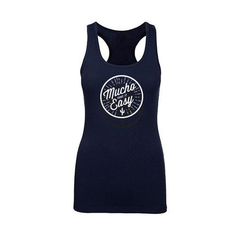 Women's Sunburst Tank - Navy